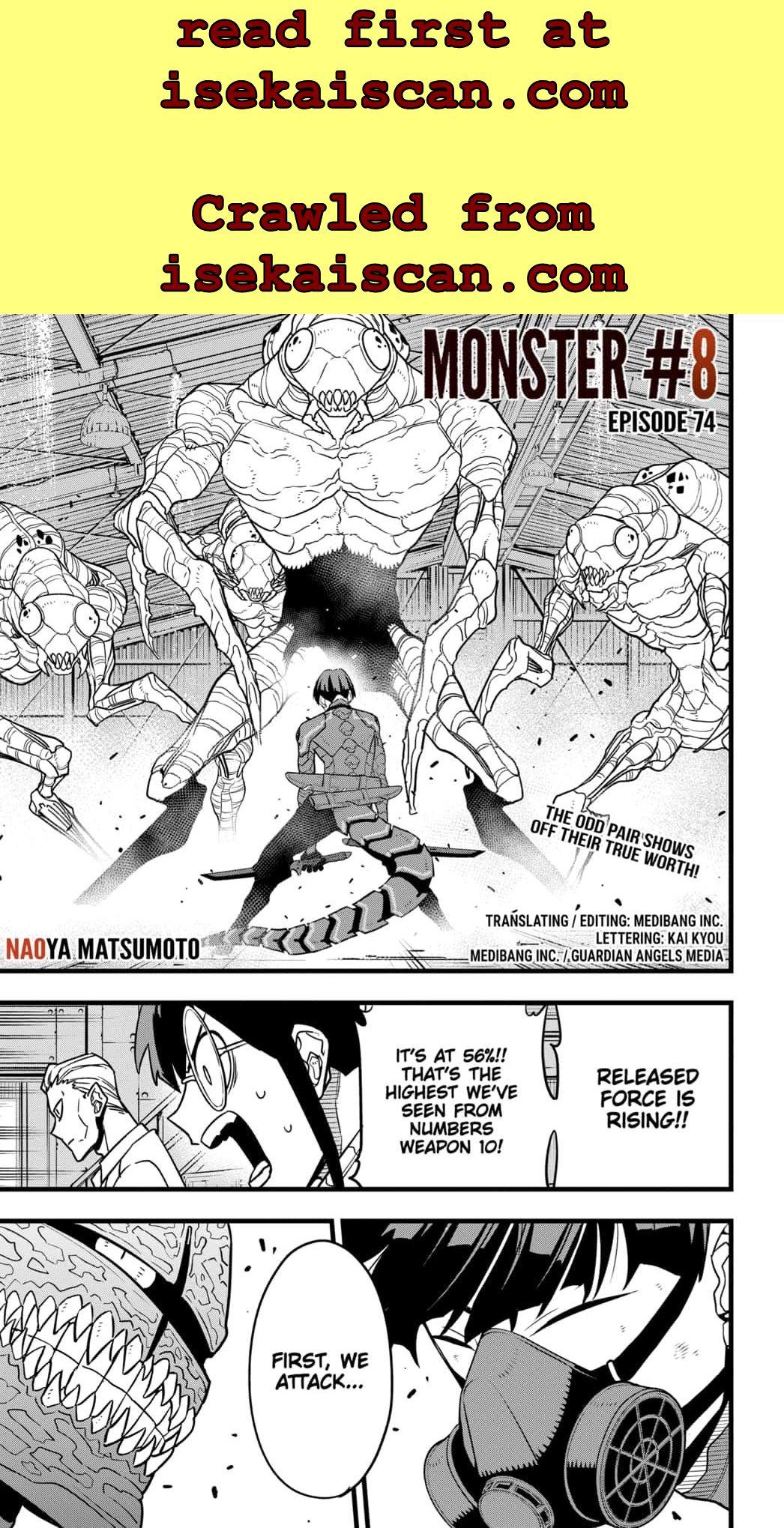 Kaiju No. 8 Chapter 74 page 1 - Mangakakalot