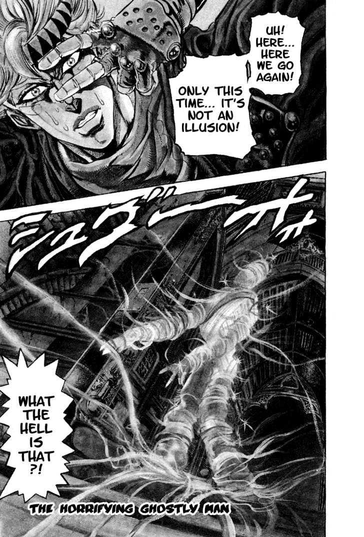Jojo's Bizarre Adventure Vol.10 Chapter 90 : The Horrifying Ghostly Man page 1 - 
