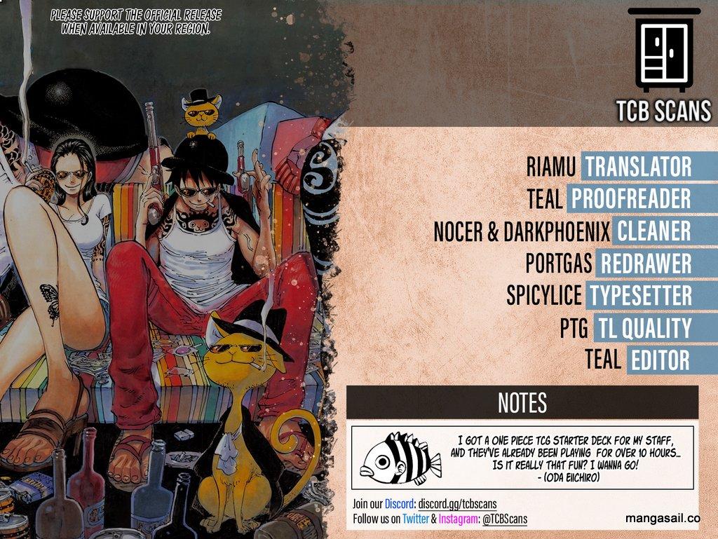 Spoiler - One Piece Chapter 1057 Pics & Summaries