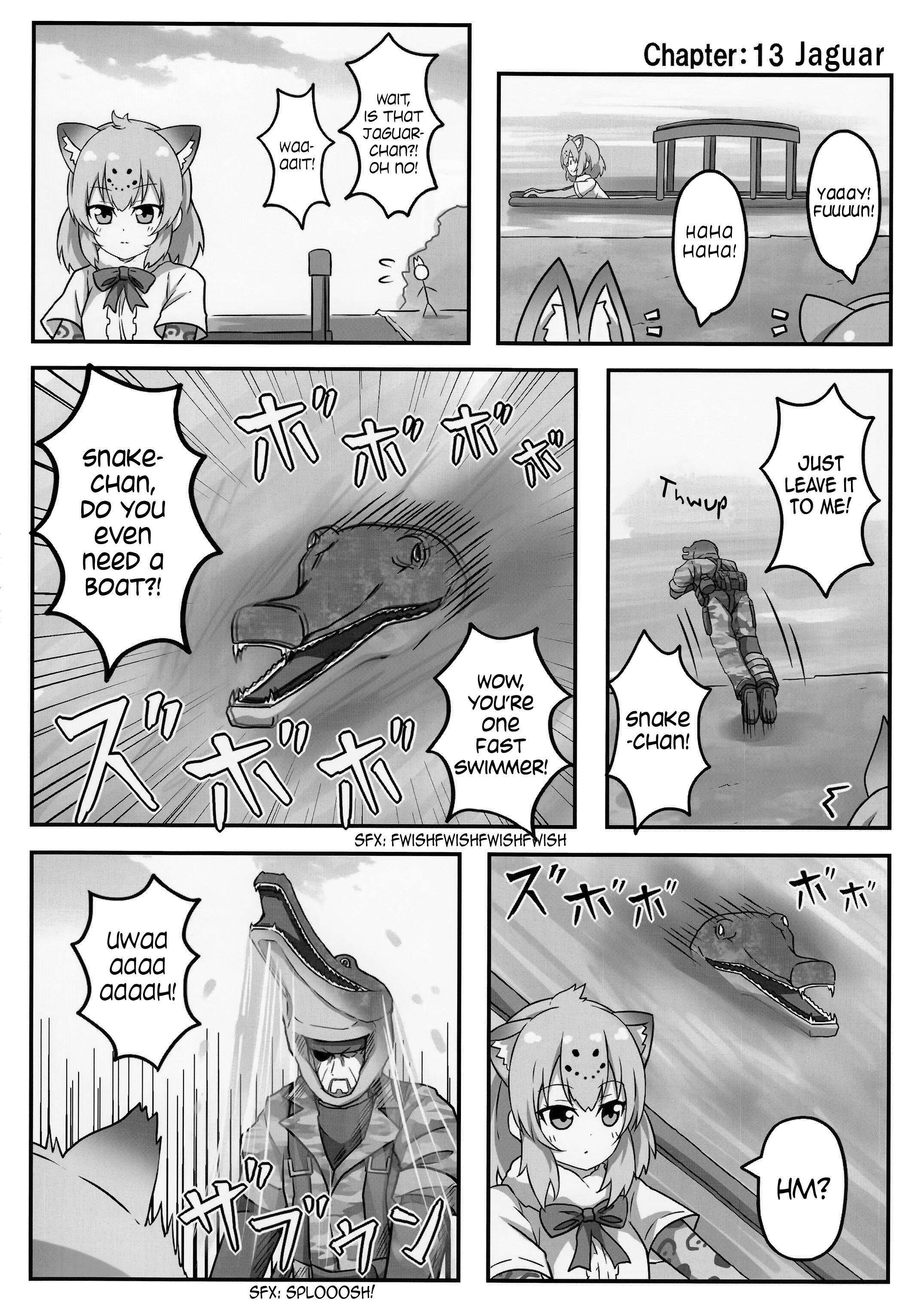 Read Kemono Friends - If A Snake Friend Appeared In Japari Park Instead ( Doujinshi) Vol.2 Chapter 13: Jaguar on Mangakakalot