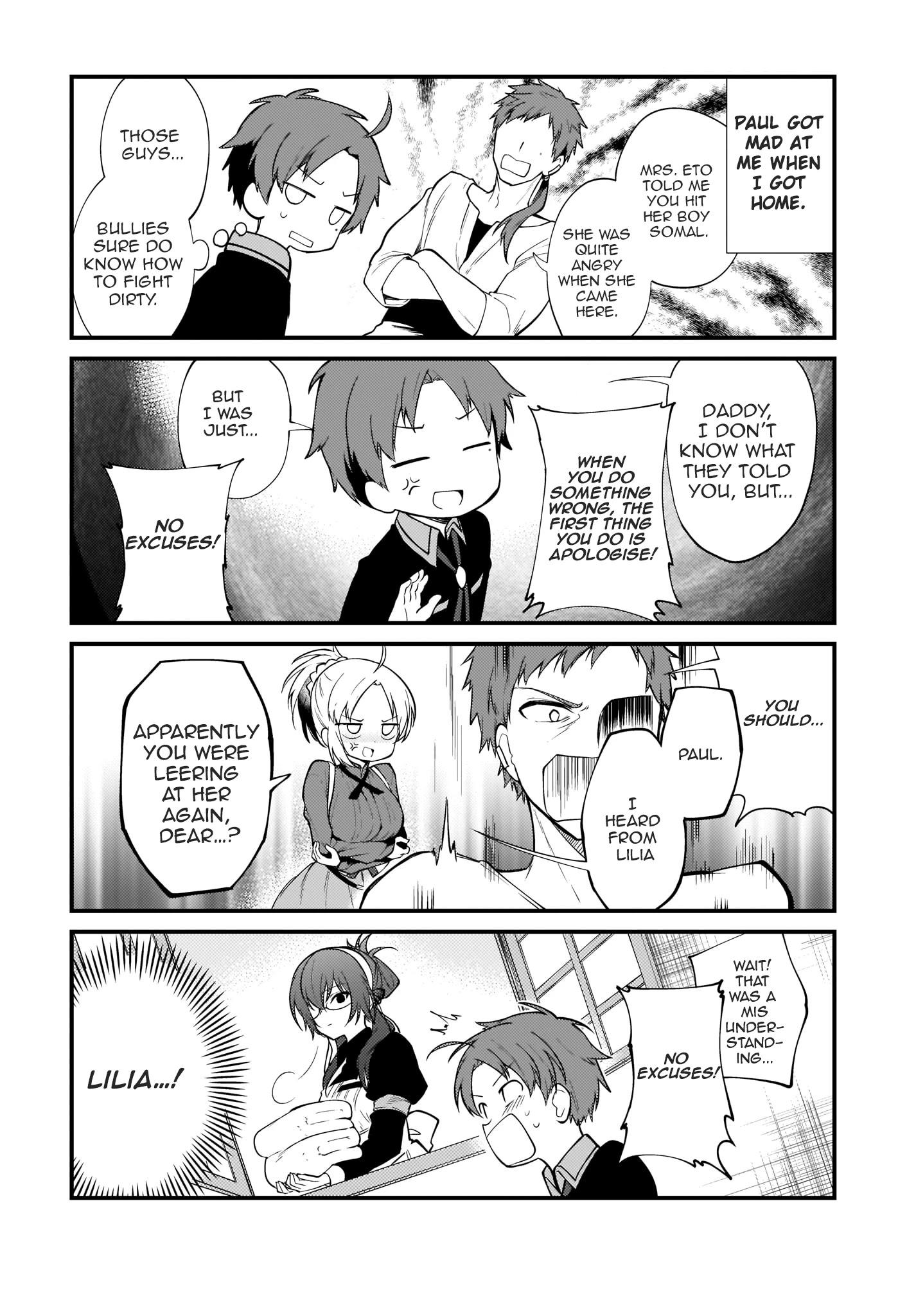 MUSHOKU TENSEI: EVEN IF IT'S A 4-KOMA, I'LL GET SERIOUS chapter-3 Page 10