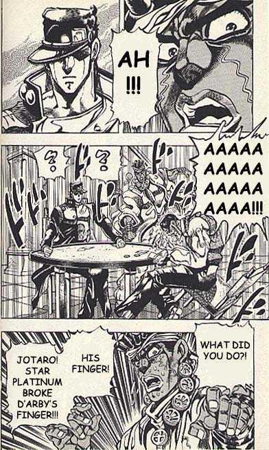 Jojo's Bizarre Adventure Vol.23 Chapter 214 : D'arby The Gambler Pt.4 page 9 - 