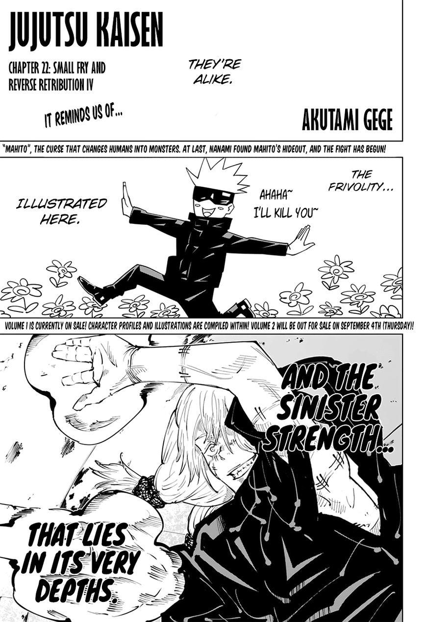 Jujutsu Kaisen Chapter 22 page 1 - Mangakakalot