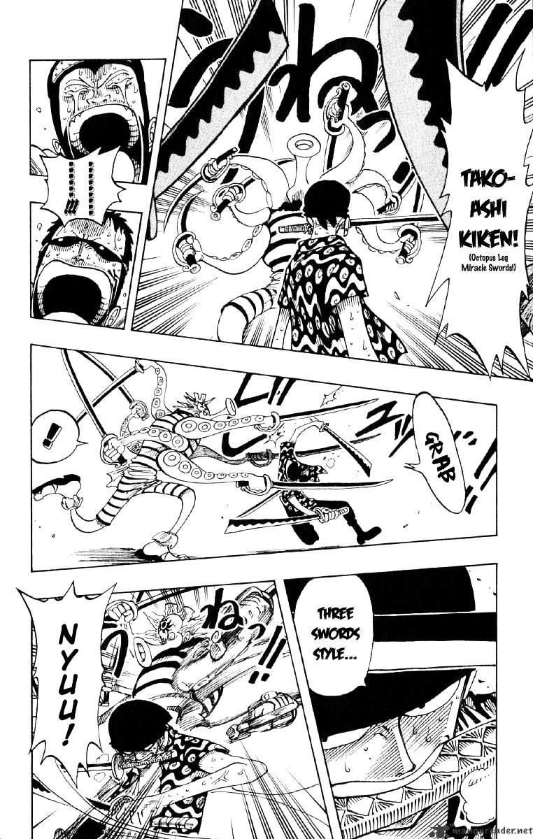 One Piece Chapter 85 : Three Swords Vs Six Swords page 4 - Mangakakalot