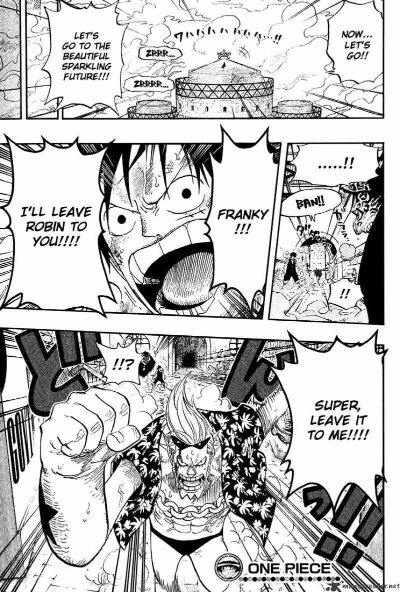 One Piece Chapter 418 : Luffy Vs Rob Lucci page 19 - Mangakakalot