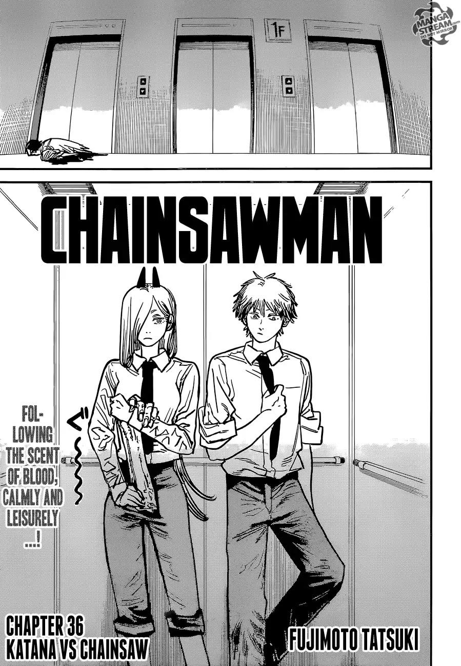 Chainsaw Man Chapter 36: Katana Vs Chainsaw page 1 - Mangakakalot