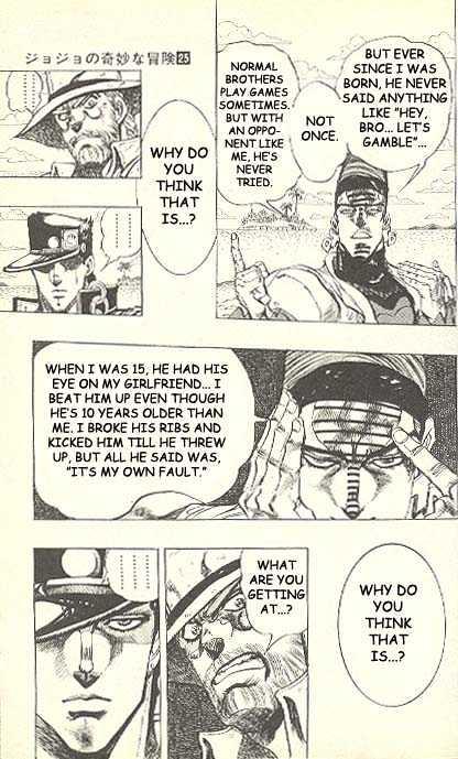 Jojo's Bizarre Adventure Vol.25 Chapter 235 : D'arby The Gamer Pt.9 page 5 - 