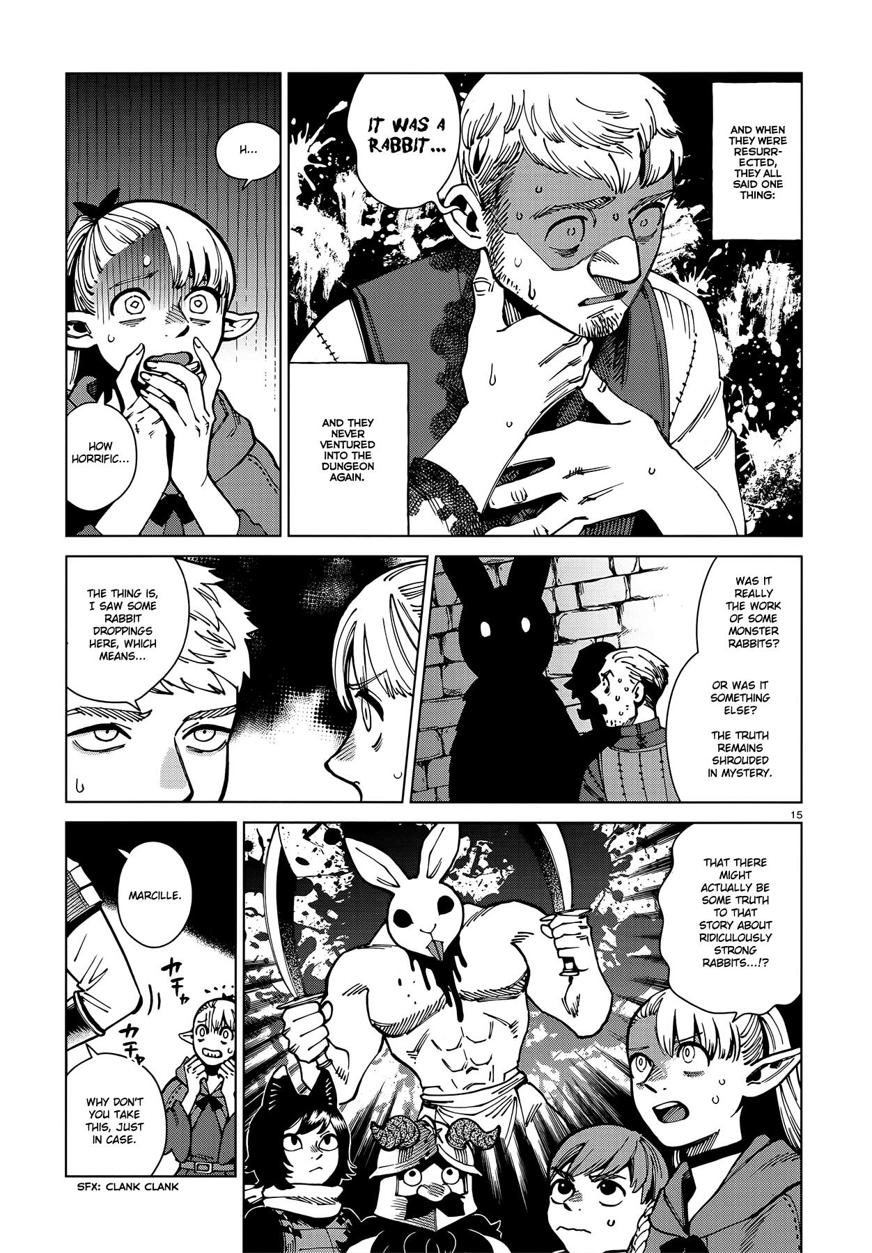 Dungeon Meshi Chapter 64: Rabbit page 15 - Mangakakalot