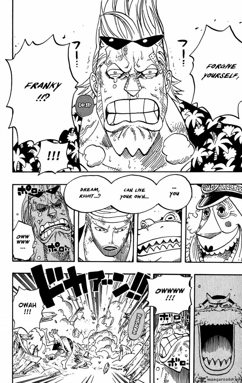 Read One Piece Chapter 437 : Naked But Great on Mangakakalot
