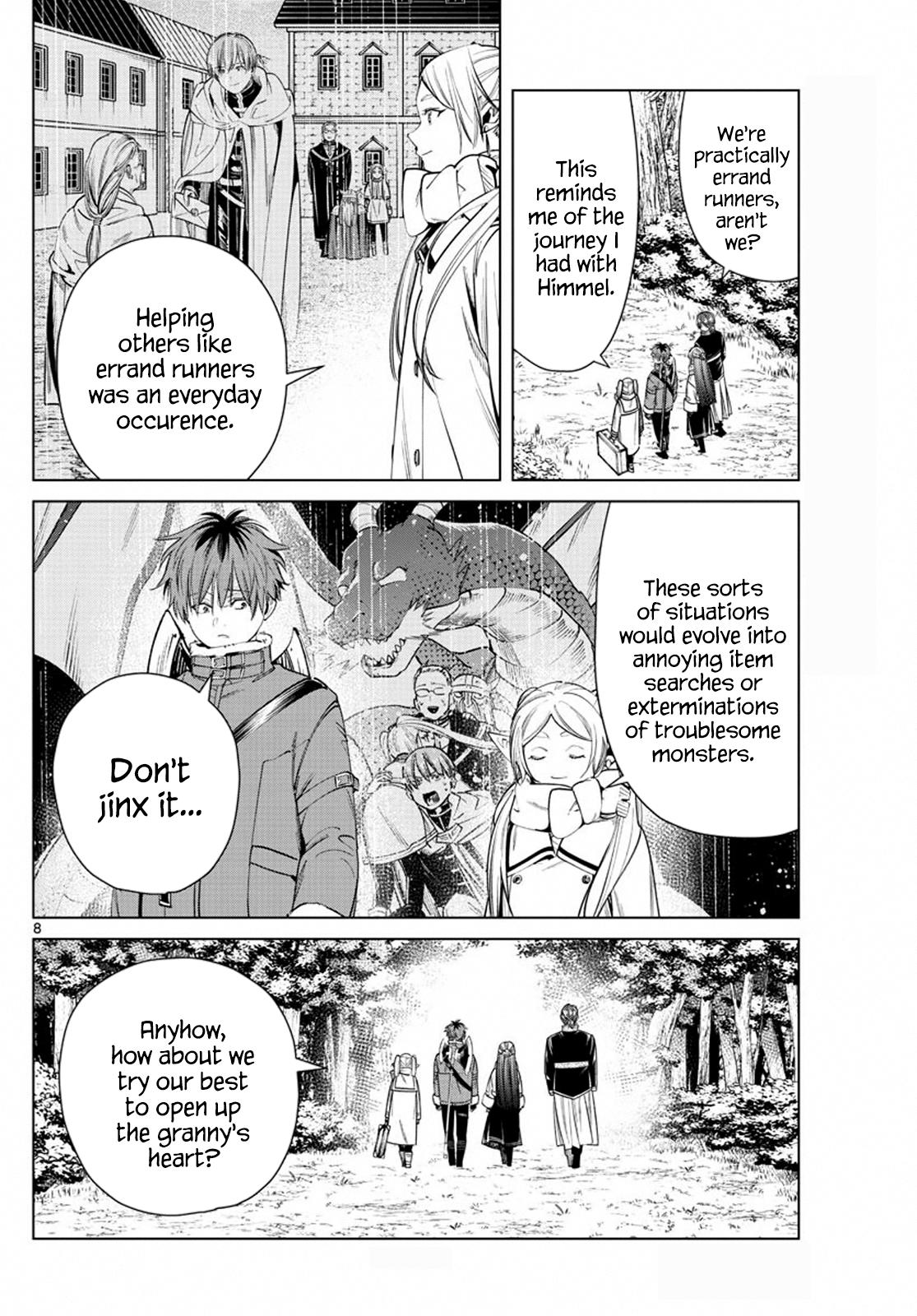 Sousou No Frieren Chapter 34: The Hero Statues page 8 - Mangakakalot