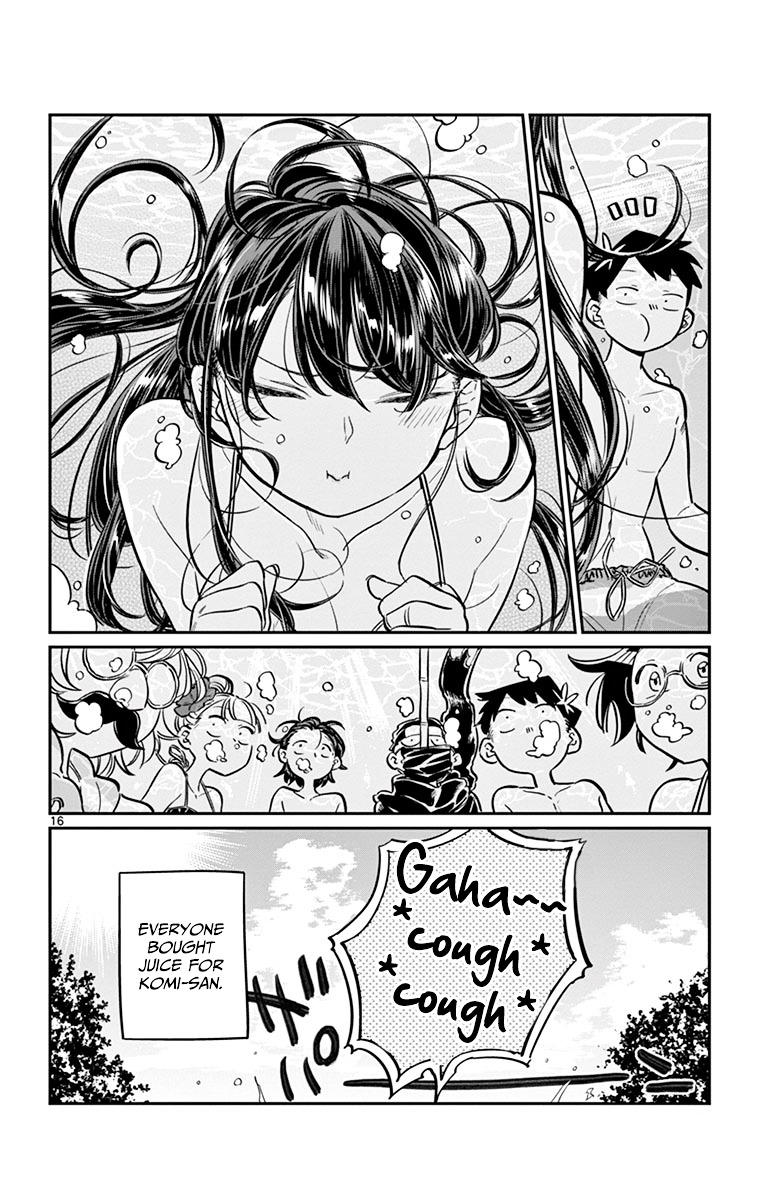 Komi-San Wa Komyushou Desu Vol.3 Chapter 39: Pool page 16 - Mangakakalot