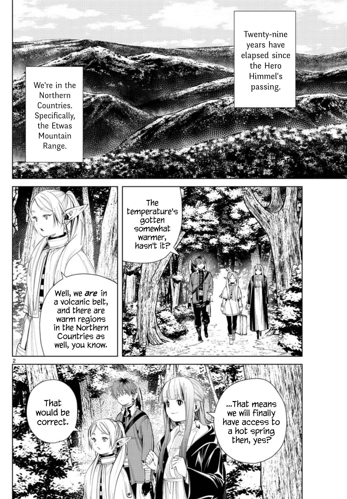 Sousou No Frieren Chapter 65: The Secret Hot Spring Of The Etwas Mountains page 2 - Mangakakalot