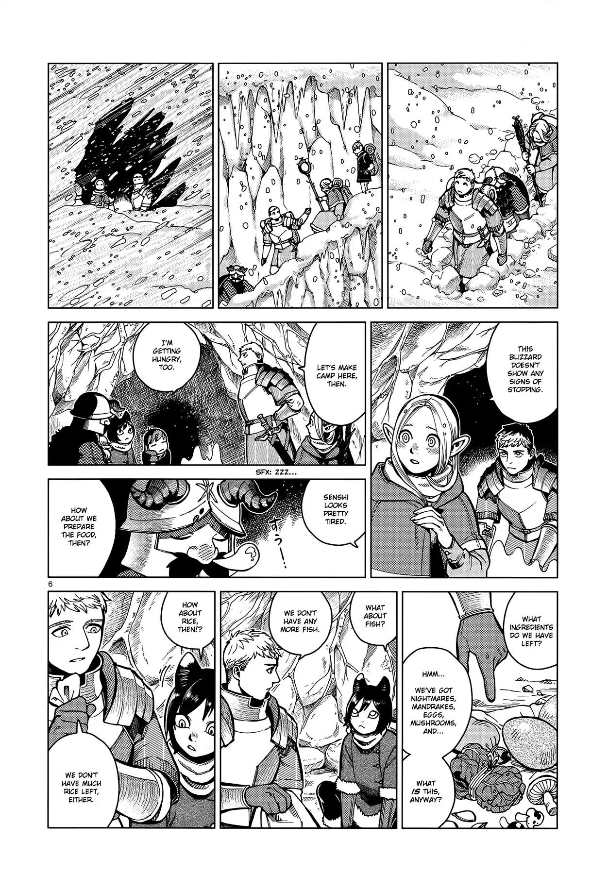 Dungeon Meshi Chapter 44: Barometz page 6 - Mangakakalot