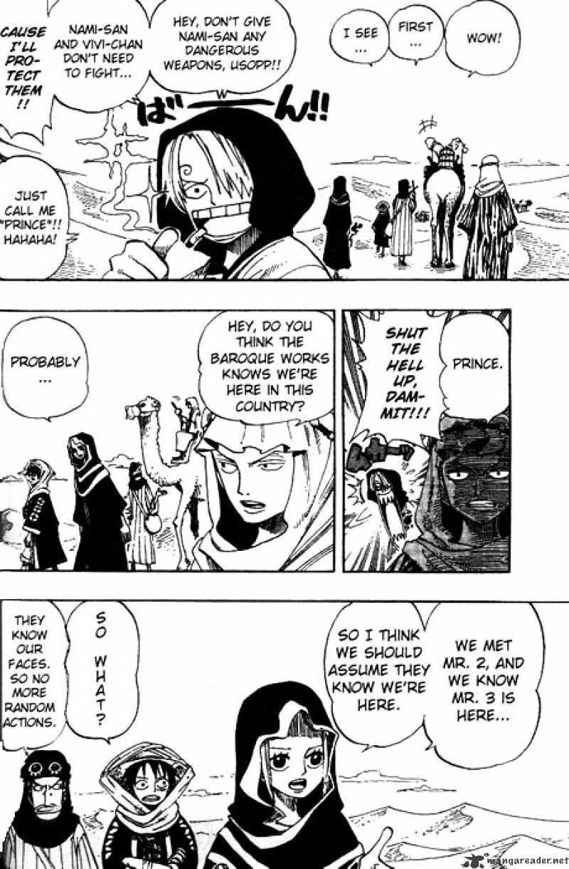 One Piece Chapter 168 : Rainbase, Town Of Dreams page 4 - Mangakakalot