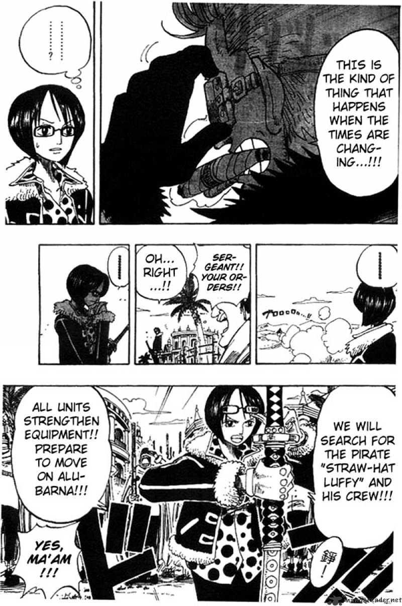 One Piece Chapter 179 : The End Will Be In Alubarna page 11 - Mangakakalot