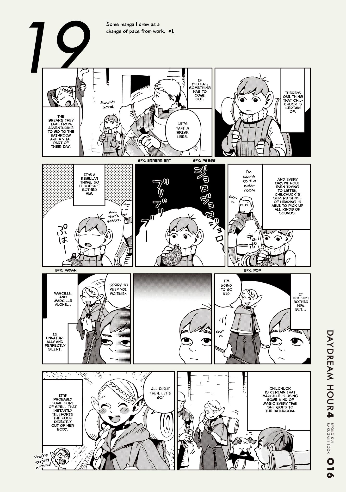 Dungeon Meshi Chapter 71.1: Daydream Hour 4 page 17 - Mangakakalot