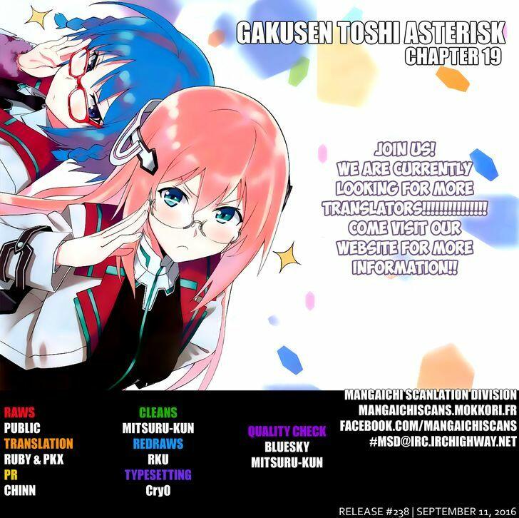 Gakusen Toshi Asterisk Chapter 19 Read Gakusen Toshi Asterisk Chapter 19 Online At Allmanga Us Page 1