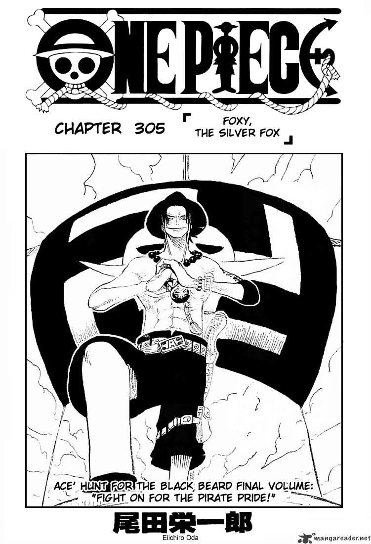 One Piece Chapter 305 : Foxy, The Silver Fox page 1 - Mangakakalot