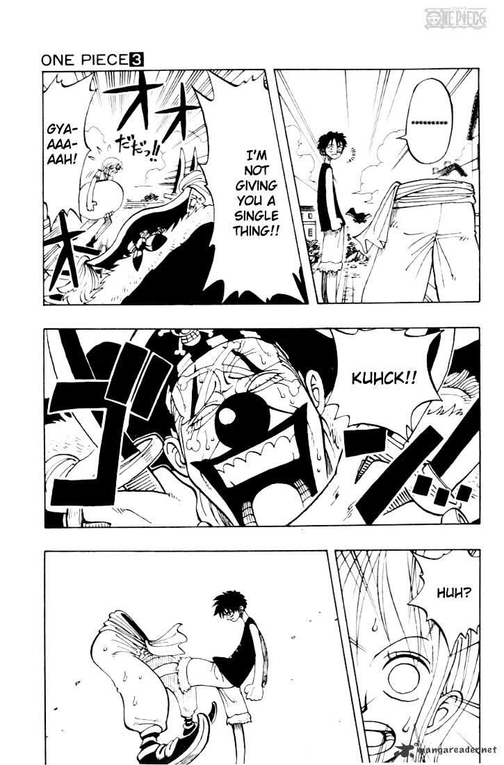 One Piece Chapter 20 : A Thiefs Philosophy page 3 - Mangakakalot