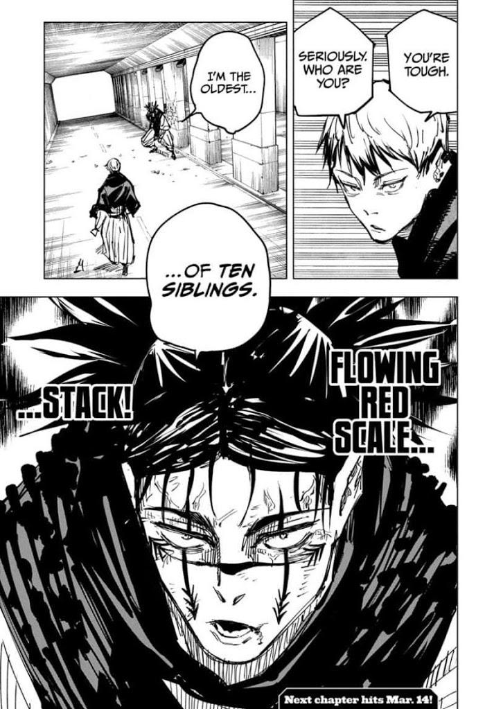 Jujutsu Kaisen Chapter 141: The Front Of The Back page 19 - Mangakakalot