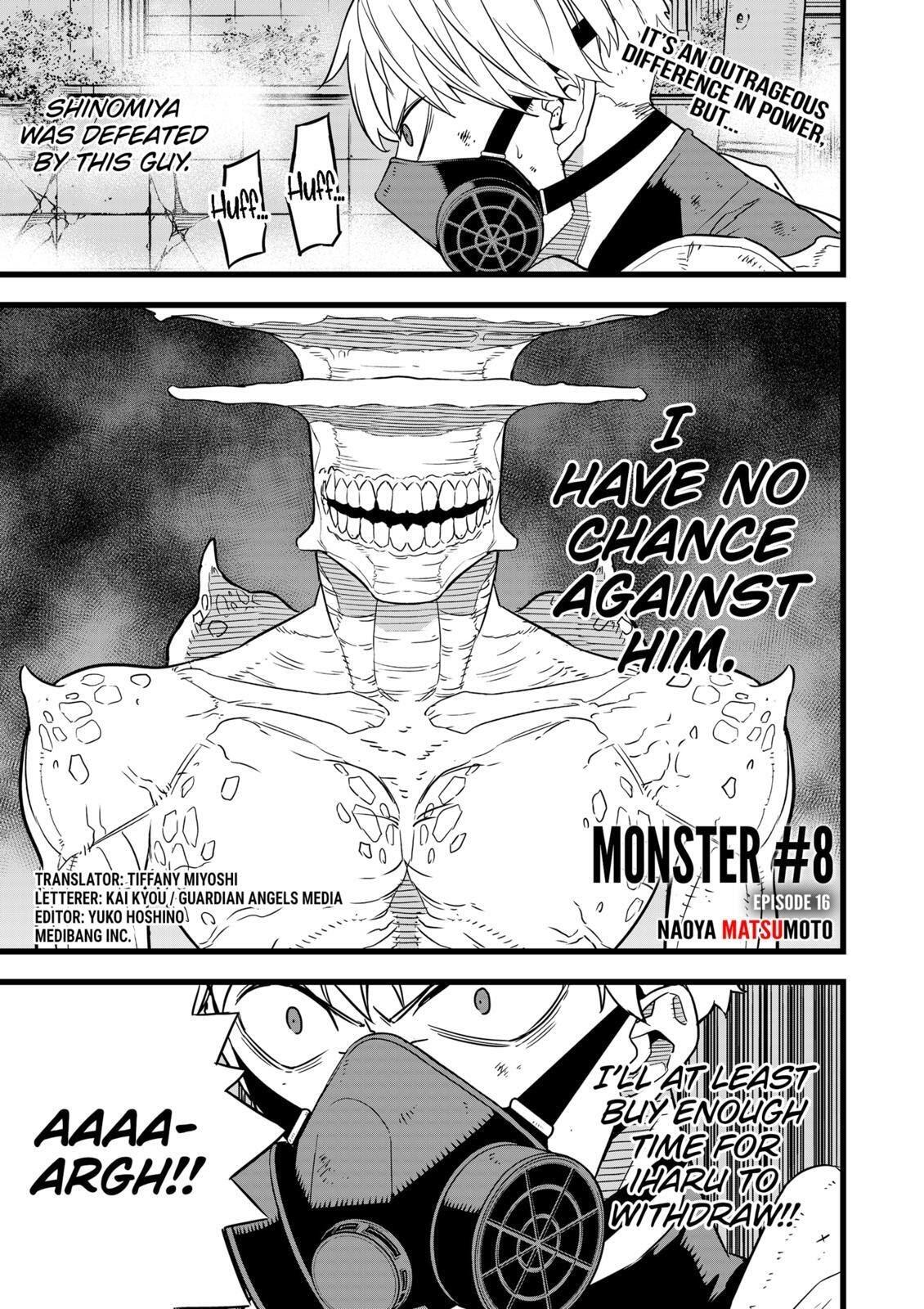 Kaiju No. 8 Chapter 16 page 1 - Mangakakalot