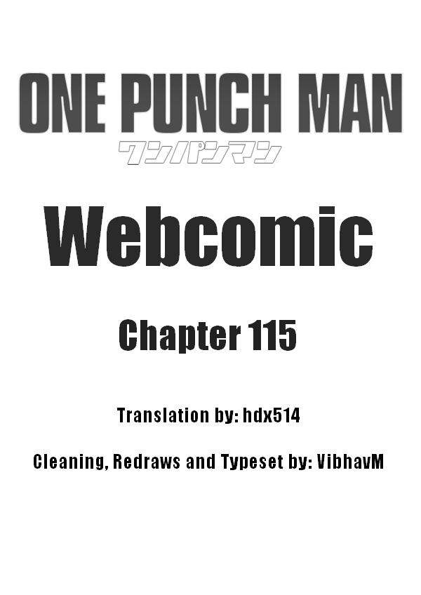 Read Onepunch Man One Chapter 115 On Mangakakalot