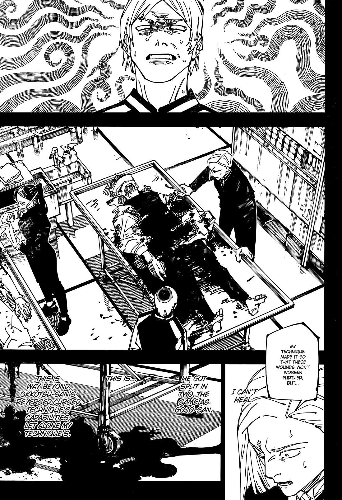 Jujutsu Kaisen Chapter 261: The Decisive Battle In The Uninhabited, Demon-Infested Shinjuku ㉞ page 14 - kaisenjujutsu.com