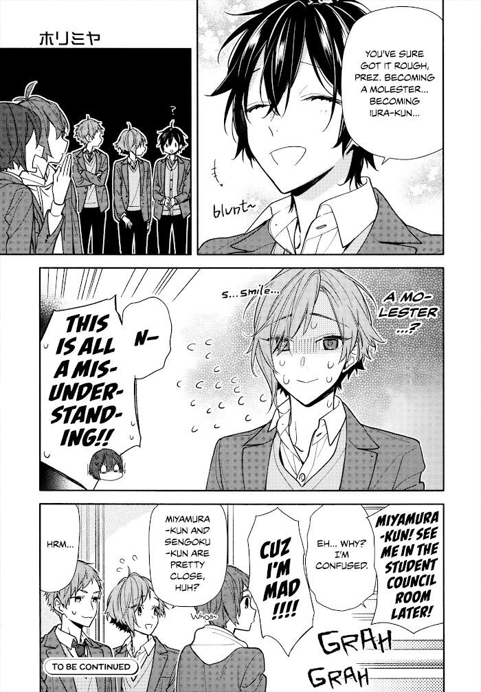 Hori-San To Miyamura-Kun Chapter 115 page 17 - Horimiya Webcomic