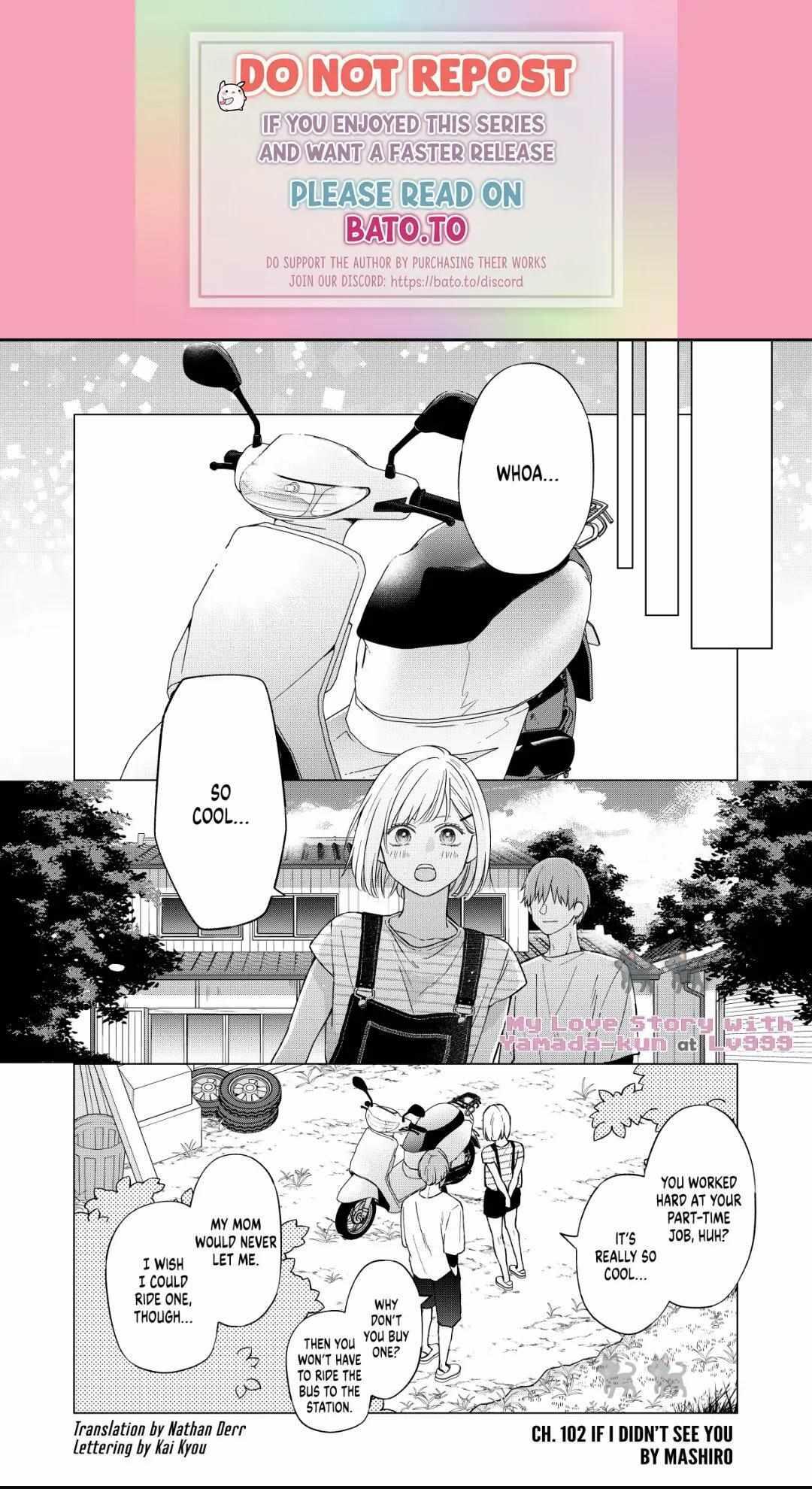 Chapter 97, My Love Story with Yamada-kun at Lv999
