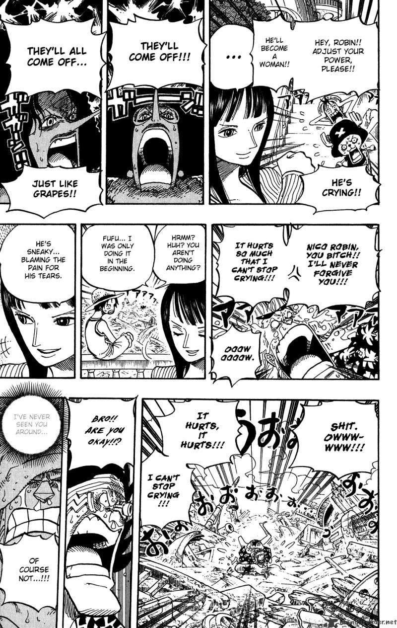 One Piece Chapter 437 : Naked But Great page 13 - Mangakakalot