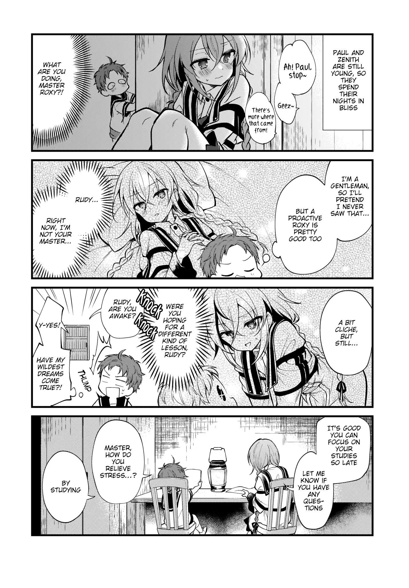 MUSHOKU TENSEI: EVEN IF IT'S A 4-KOMA, I'LL GET SERIOUS chapter-1 Page 12