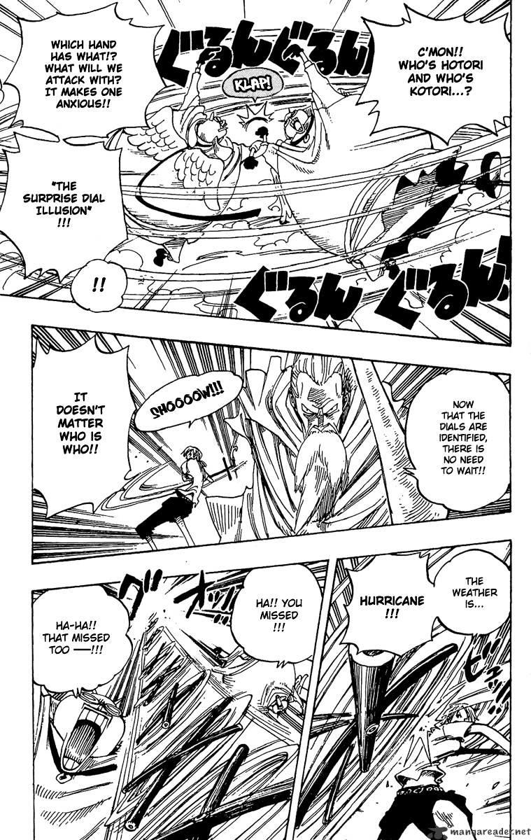 One Piece Chapter 263 : Nami And The Strange Knight V.s. 2Nd Captains Hotori And Kotori page 11 - Mangakakalot