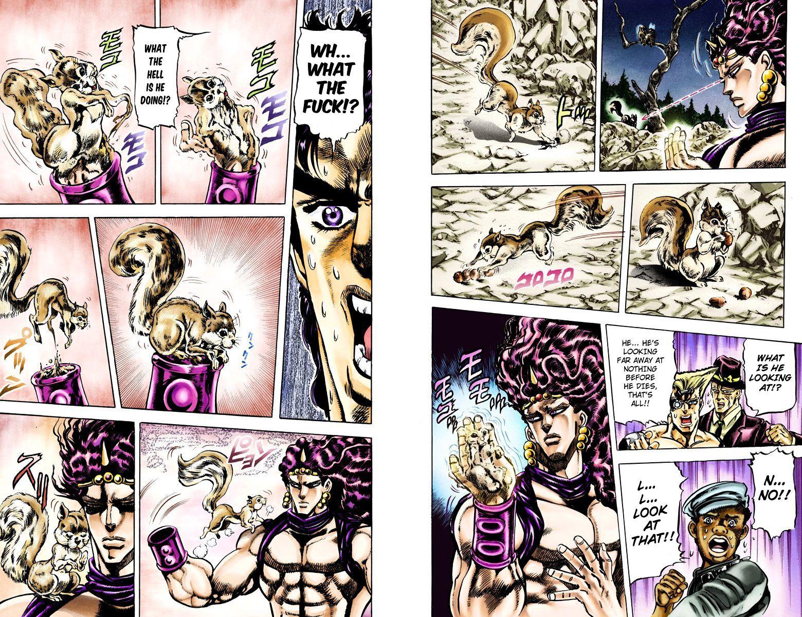 Jojo's Bizarre Adventure Vol.12 Chapter 109 : Birth Of The Ultimate Being (Official Color Scans) page 4 - 