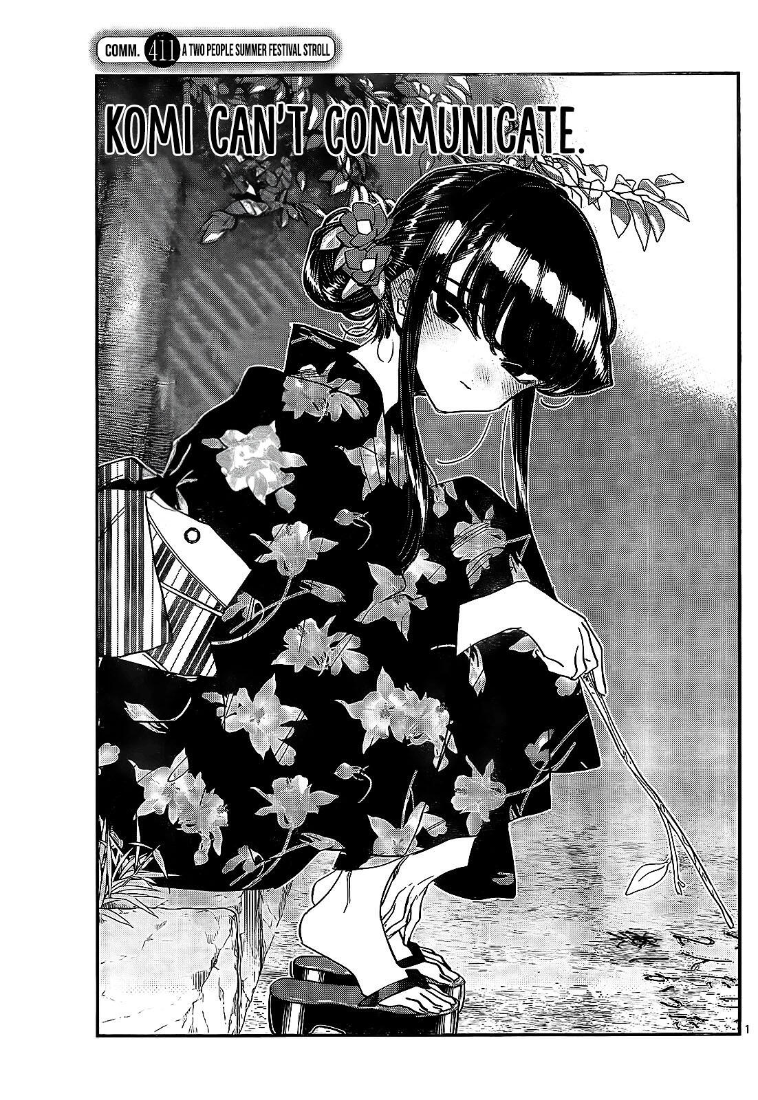 Komi Can't Communicate, Chapter 428 - Komi Can't Communicate Manga