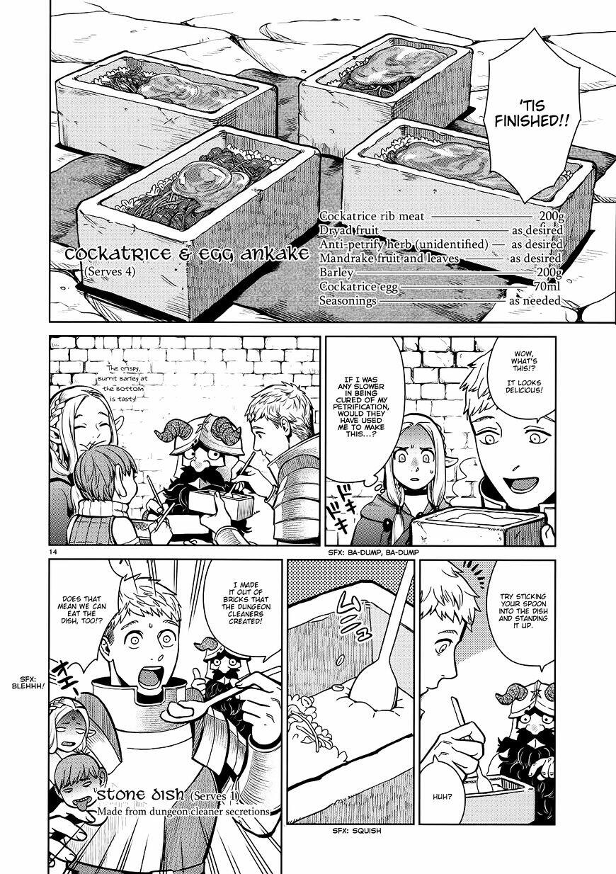 Dungeon Meshi Chapter 35 : Cleaners page 14 - Mangakakalot