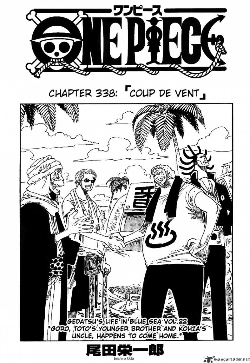 One Piece Chapter 338 : Coup De Vent page 1 - Mangakakalot