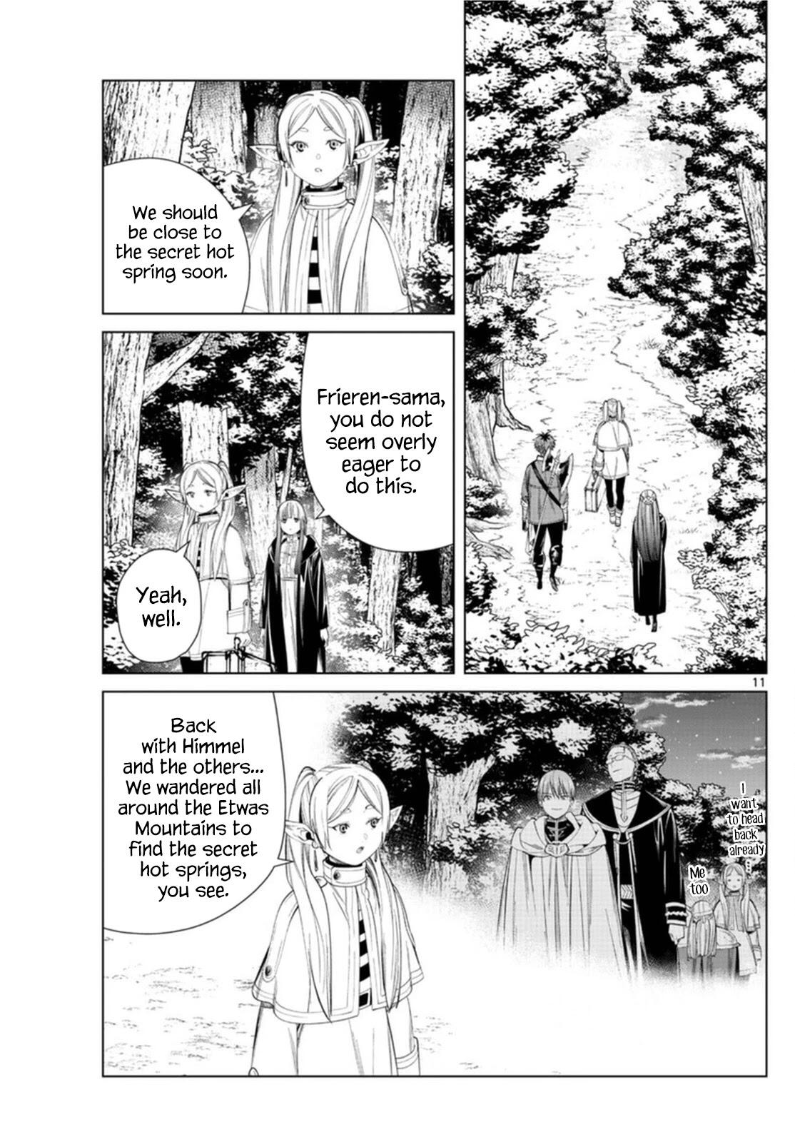 Sousou No Frieren Chapter 65: The Secret Hot Spring Of The Etwas Mountains page 11 - Mangakakalot
