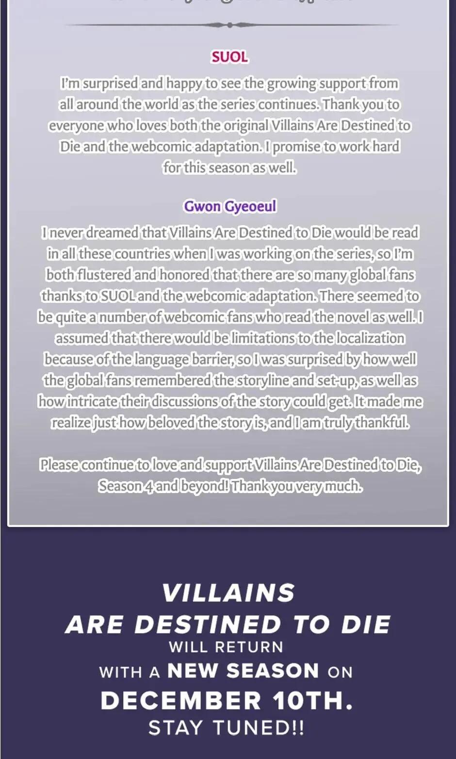 Villains Are Destined To Die Special. : Creator Interview page 14 - 