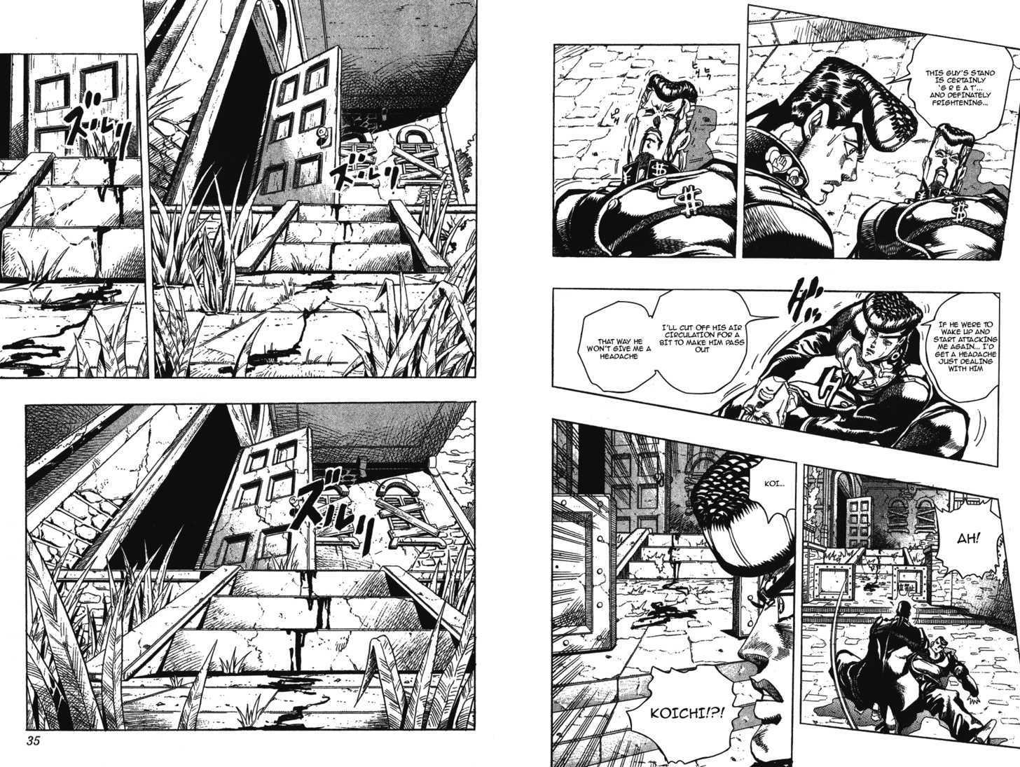 Jojo's Bizarre Adventure Vol.30 Chapter 276 : Nijimura Brothers Part 3 page 5 - 