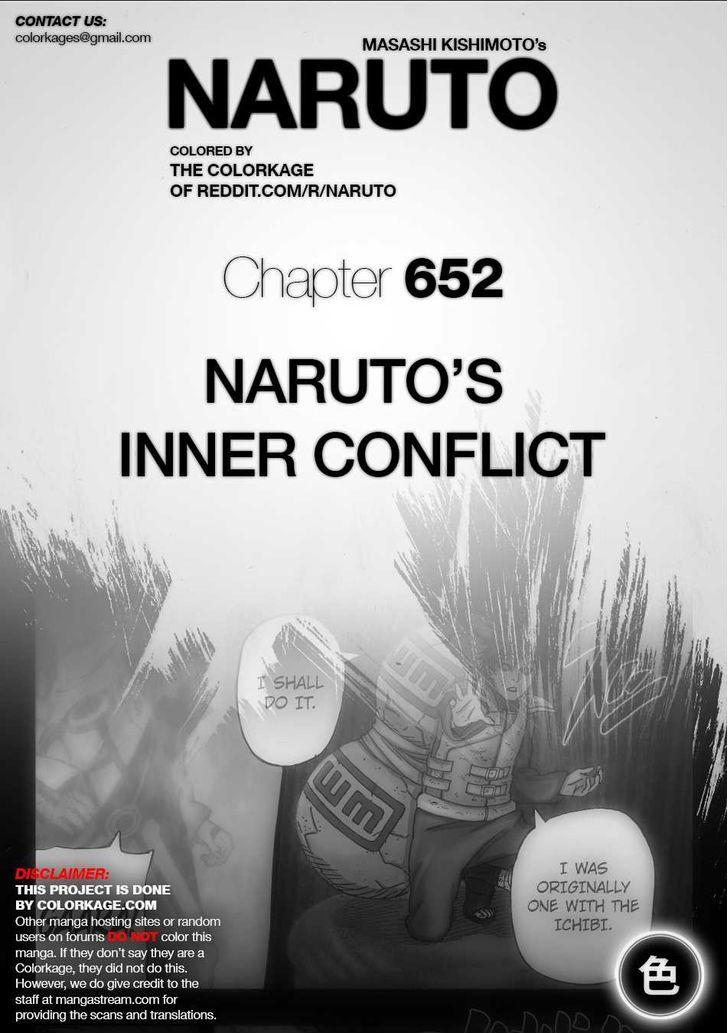Naruto Vol.68 Chapter 652.1 : Naruto’S Inner Conflict  