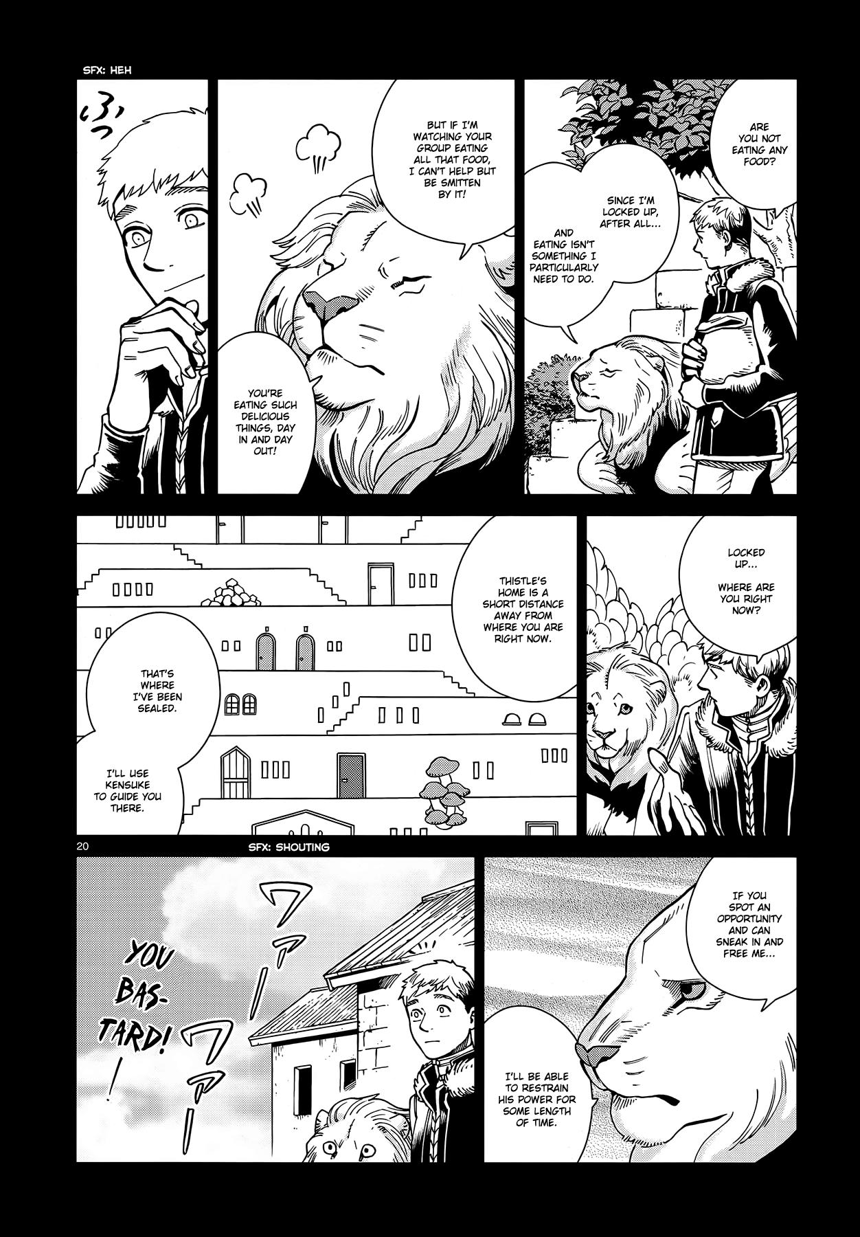 Dungeon Meshi Chapter 60: Winged Lion page 20 - Mangakakalot