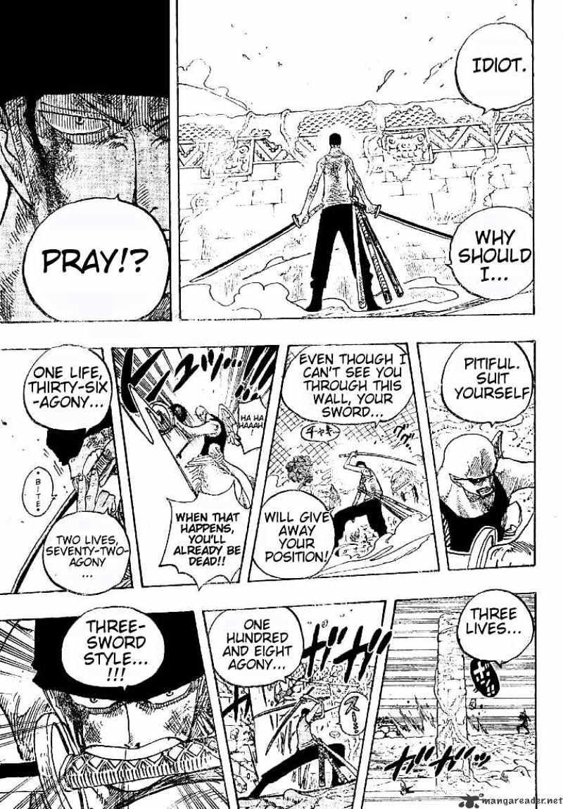 One Piece Chapter 271 : Zoro The Pirate Versus Priest Oumu page 17 - Mangakakalot
