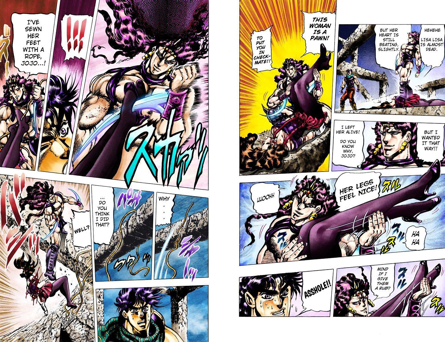 Jojo's Bizarre Adventure Vol.12 Chapter 106 : The Link Between Lisa Lisa And Jojo (Official Color Scans) page 8 - 
