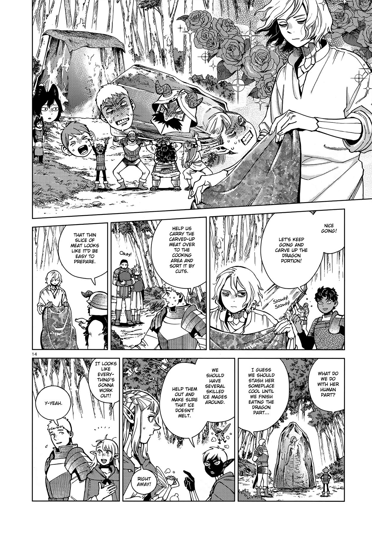 Dungeon Meshi Chapter 94: Falin Ii page 14 - Mangakakalot
