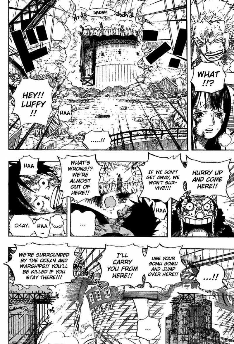 One Piece Chapter 428 : Let S Go Back page 8 - Mangakakalot