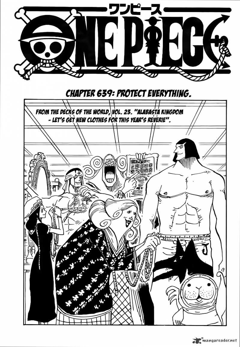 Read One Piece Chapter 398 : Proclamation Of War on Mangakakalot