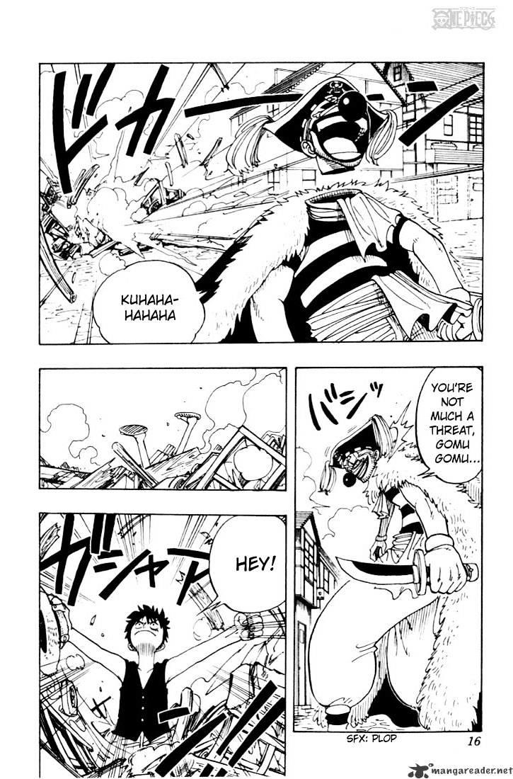 One Piece Chapter 18 : Buggy The Clown Pirate page 15 - Mangakakalot