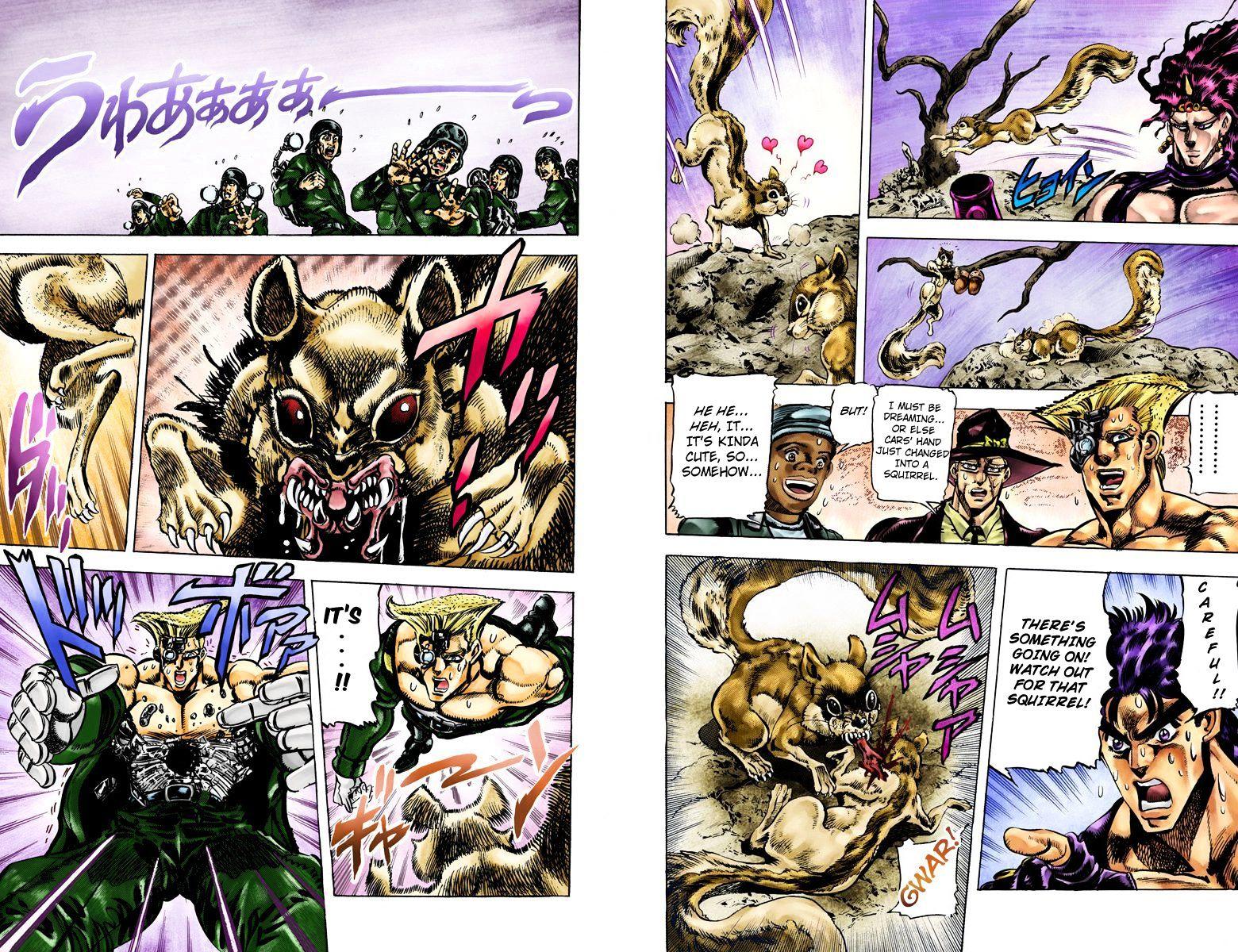 Jojo's Bizarre Adventure Vol.12 Chapter 109 : Birth Of The Ultimate Being (Official Color Scans) page 5 - 