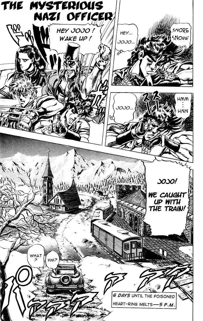 Jojo's Bizarre Adventure Vol.9 Chapter 84 : The Mysterious Nazi Officer page 1 - 