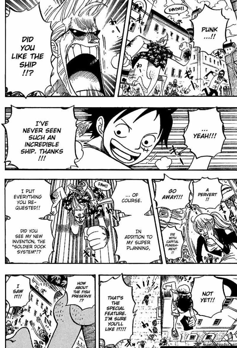 One Piece Chapter 436 : Pants From Fankyhouse page 15 - Mangakakalot